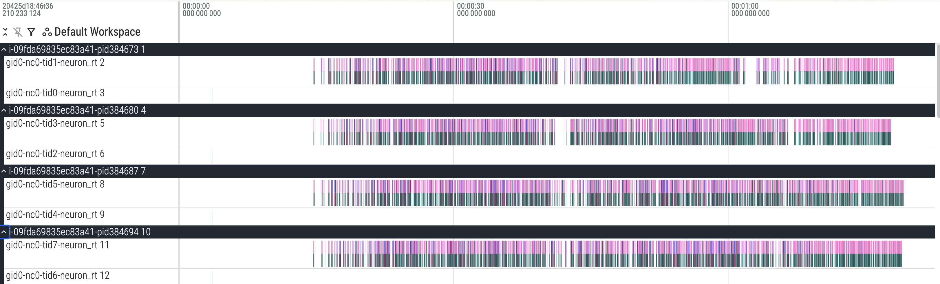Neuron Runtime Profiling Page Cache