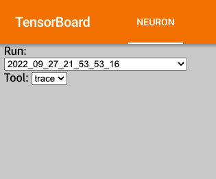 tensorboard-run-tool-dropdowns