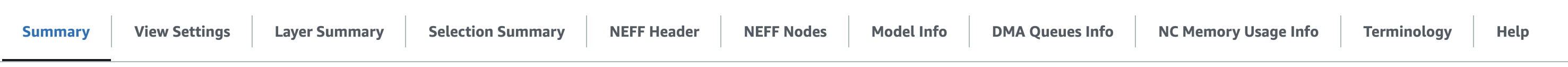 neuron-profile-web-summaries